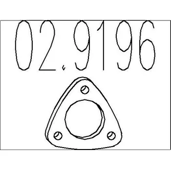 Těsnění výfuku Těsnění, výfuková trubka MTS 02.9196