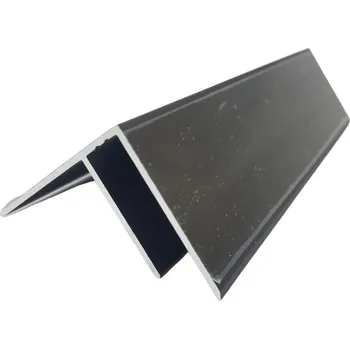 Zahradní stavba Boční F profil na tl. 10mm z hliníku hnědý elox 3000 mm