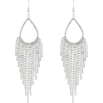 Náušnice Flamenco Mystique Umělé Náušnice K1632S, Antialergické, Délka 12 cm, Šířka 2,5 cm