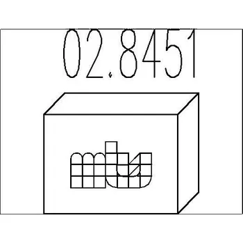 Auto-moto Montazni sada, tlumic vyfuku MTS 02.8451
