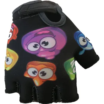 Cyklistické rukavice rukavice dětské Poledník baby želáci černá (rukavice dětské Poledník baby želáci růžová)