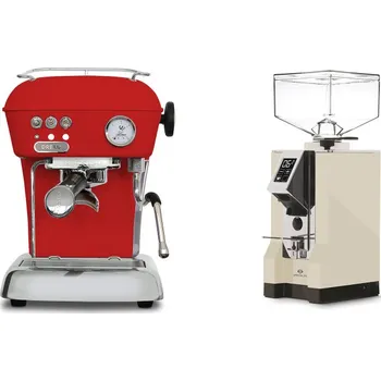 Kávovar Ascaso Dream ONE, Love Red + Eureka Mignon Specialita, CR cream