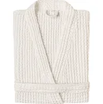 Vaflový Kimono Župan Sorema Favo 420 gsm Natural (béžová) Barva: Béžová - Natural - F, Velikost: L