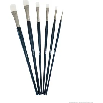 Umělecký štětec da Vinci Plochý štětec pro akryl a olej IMPASTO Velikost: 6. - 8 mm