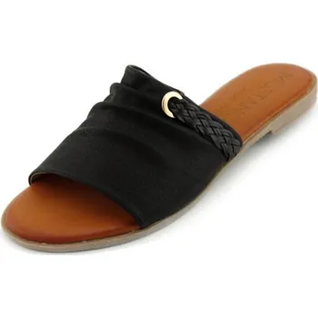 Dámské sandále Nadměrné letní MUSTANG MU1388 schwarz (dámské moderní pantofle XL)