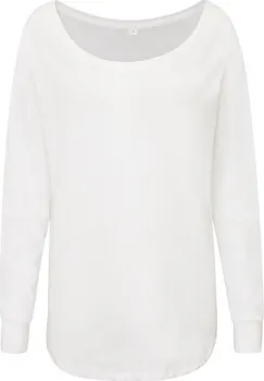 Dámské tričko Mantis Prodloužené tričko s dlouhým rukávem bílé
