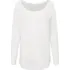 Dámské tričko Mantis Prodloužené tričko s dlouhým rukávem bílé, L