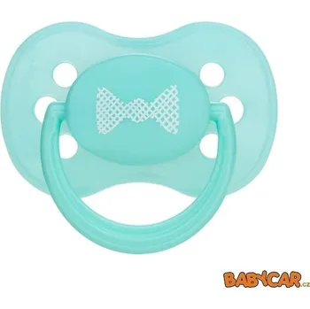 dudlíky CANPOL BABIES latexový dudlík třešinka PASTELS 6-18m 1ks Motýlek