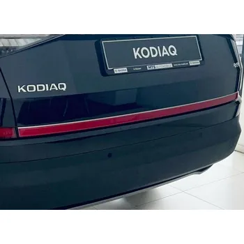 Tuning Milotec práh pátých dveří pro Škoda Kodiaq, Facelift, r.v. 2021- , stříbrný matný