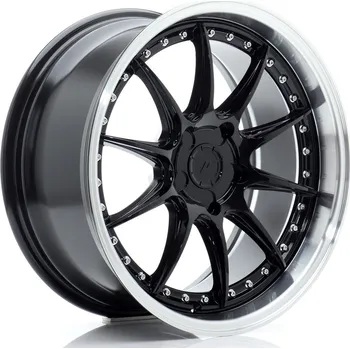Alu kolo Japan Racing JR41 18x8,5 ET15-35 5H BLANK Glossy Černá w/Machined Lip