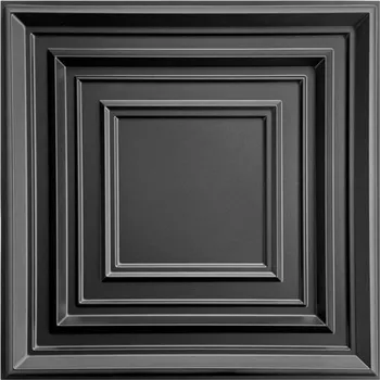 Obklad Obkladové panely 3D PVC ROMA černé ROMA D145 černé