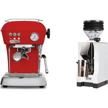 Kávovar Ascaso Dream ONE, Love Red + Eureka Mignon Zero, CR white