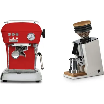 Kávovar Ascaso Dream ONE, Love Red + Eureka Mignon Single Dose, White &…