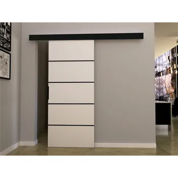 Interiérové dveře Nábytek PEGAS s.r.o. Posuvné dveře STANDART MIX - K100, Bílá/Černá