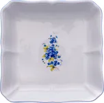 Český porcelán, a.s., Dubí Mísa čtyřhranná, 21 cm, pomněnky, Český porcelán Dubí
