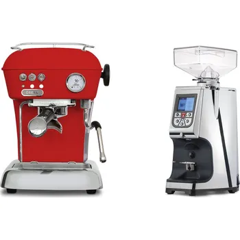 Kávovar Ascaso Dream ONE, Love Red + Eureka Atom 60, chrome