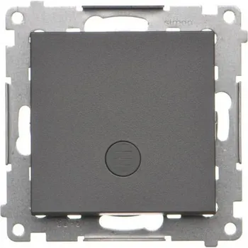 vypínač Vypínač Simon 55 č.6 LED bez piktogramu modul grafit matný