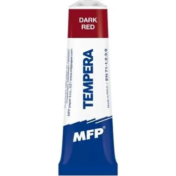 Vodová barva Temperové barvy 12ml tmavě červená MFP