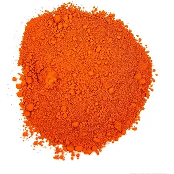 barva na zeď Kremer Pigmente Oxid železitý oranžový 960 Velikost balení: 1 kg