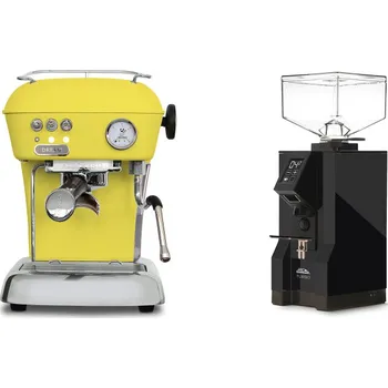 Kávovar Ascaso Dream ONE, Sun Yellow + Eureka Mignon Turbo, BL black