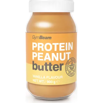 GymBeam Proteinové arašídové máslo 900 g vanilka