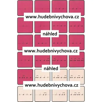 Pexeso Markéta Macháčová - rytmické pexeso 4/4 takt, 1. díl