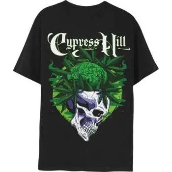 Pánská móda Merch Cypress Hill: Cypress Hill Unisex T-shirt: Insane In The Brain (back Print) (small) S
