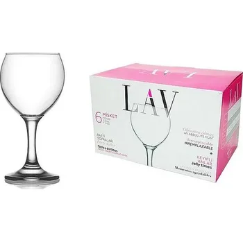 Sklenice Misket Sklenice na víno 210 ml 6 ks