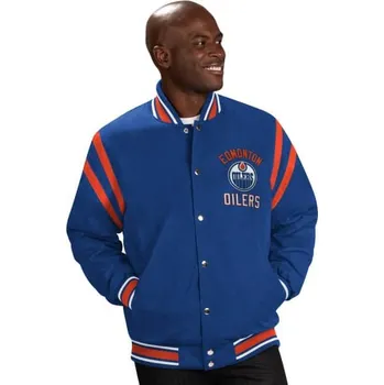 Pánská větrovka G-III Pánská bunda Edmonton Oilers NHL Tailback Jacket Velikost: L