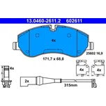 Sada brzdových destiček, kotoučová brzda ATE 13.0460-2611.2