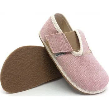 Dívčí obuv Barefoot Pegres dětské papučky - BF01U růžová Velikost: 29