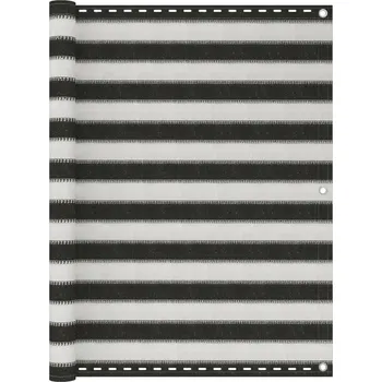 Stínicí technika vidaXL Balkonová zástěna 120 x 300 cm HDPE [310844] Barva: Antracitová a bílá