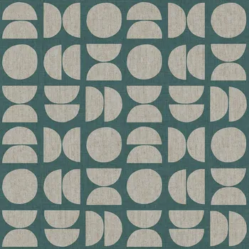 Tapeta Cristiana Masi by Parato Tyrkysová vliesová tapeta na zeď, geometrický vzor, 30155, Energie, Cristiana Masi by Parato, velikost 10,05 x 0,53 m