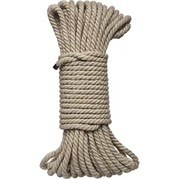 Doc Johnson Merci Bind and Tie 6mm Hemp Bondage Rope 15m Natural