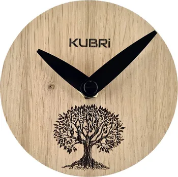 Hodiny KUBRi 0013C - Miniaturní dubové hodiny se stromem života