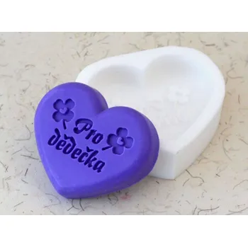 Silikonová forma - mýdlo PRO DĚDEČKA © 80 x 68 x 15 mm