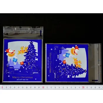 Dárková taška Celofánový sáček s potiskem - Merry Christmas and Happy New Year