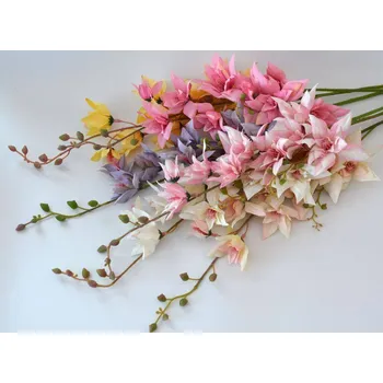 umělá květina Umělé květiny - Gladiola BÍLÁ