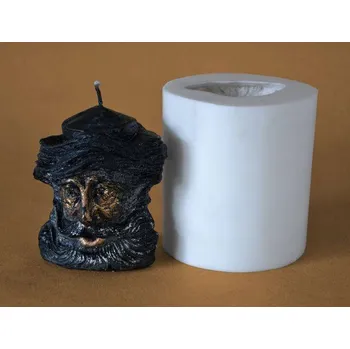 Silikonová forma - Hlava Myslivce prům. 80 x výška 100 mm