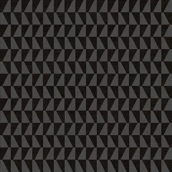 Tapeta Cristiana Masi by Parato Šedo-černá vliesová tapeta na zeď, geometrický vzor, 30179, Energie, Cristiana Masi by Parato, velikost 10,05 x 0,53 m