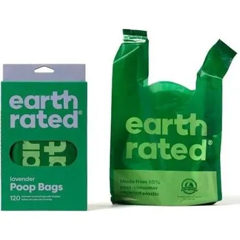 sáček na exkrement Sáčky na psí exkrementy Earth Rated s uchy s vůní levandule 120ks box