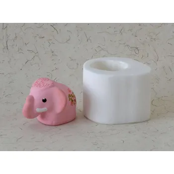 Silikonová forma - Slon 3D - 70 x 80 x 60 mm