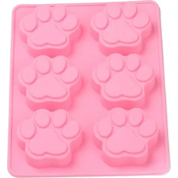 Forma na odlévání Silikonová forma, psí tlapky, 185x 142 x 6 mm, , 1ks