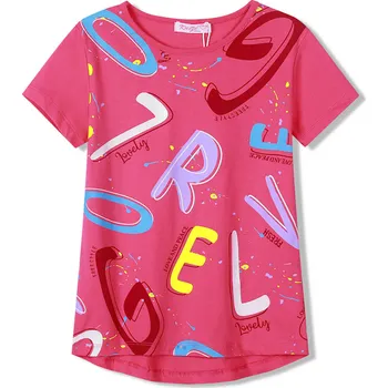 Dívčí tričko - KUGO HC9335, růžová Barva: Růžová, Velikost: 164