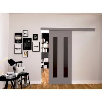 Interiérové dveře Posuvné dveře STANDART H100, Šedá
