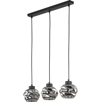 TK Lighting Zulia závěsné svítidlo 3x15 W černá-grafitová 5725