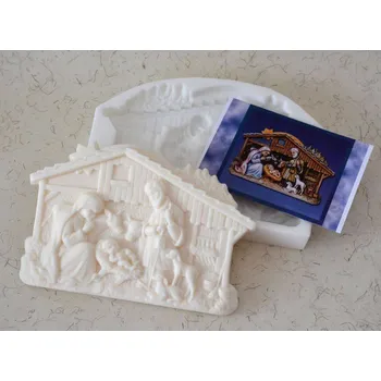 Silikonová forma PLOCHÁ - BETLÉM