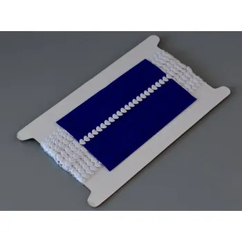 Stuha Saténová stuha BÍLÉ SRDÍČKA - bal. 9 m