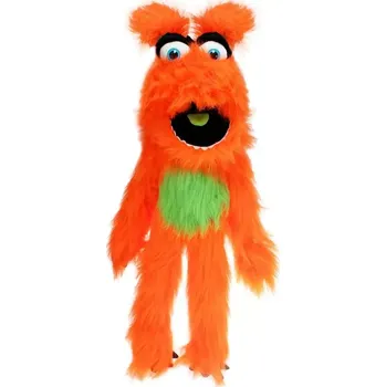maňásek Maňásek na ruku - příšery - "Oranžový" (Monsters 56 cm - Orange)