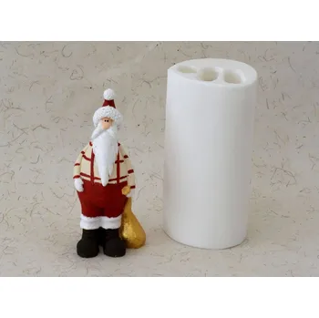 Silikonová forma - Santa s rancem 75 x 60 x 160 mm